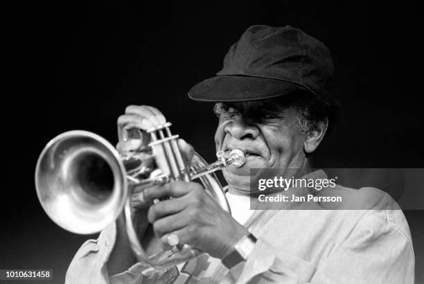 American jazz trumpeter Donald Byrd performing at Copenhagen Jazzfestival Denmark July 1993.