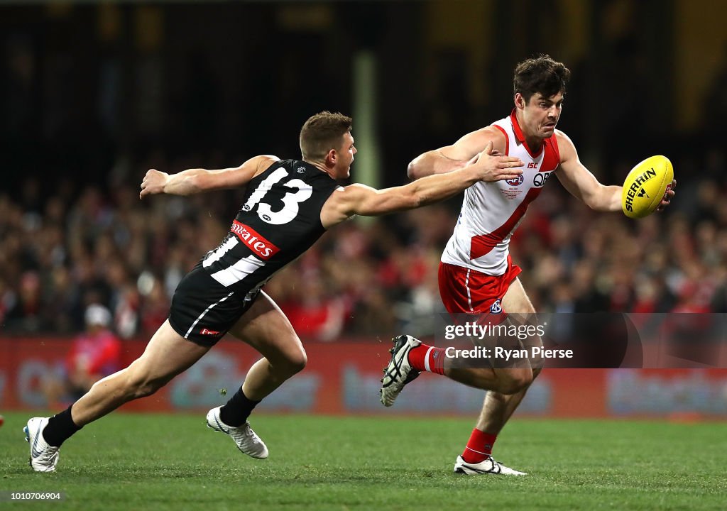 AFL Rd 20 - Sydney v Collingwood