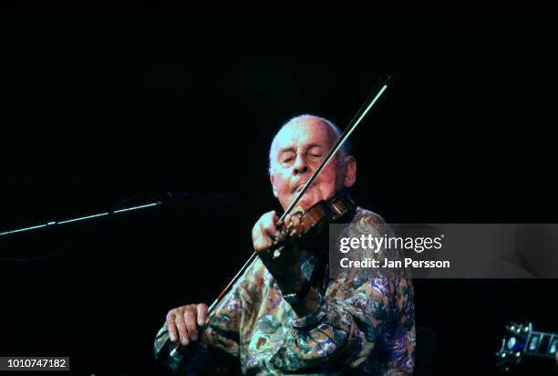 Stephane Grappelli performing at North Sea Jazzfestival Den Haag The Netherlands July 1993.