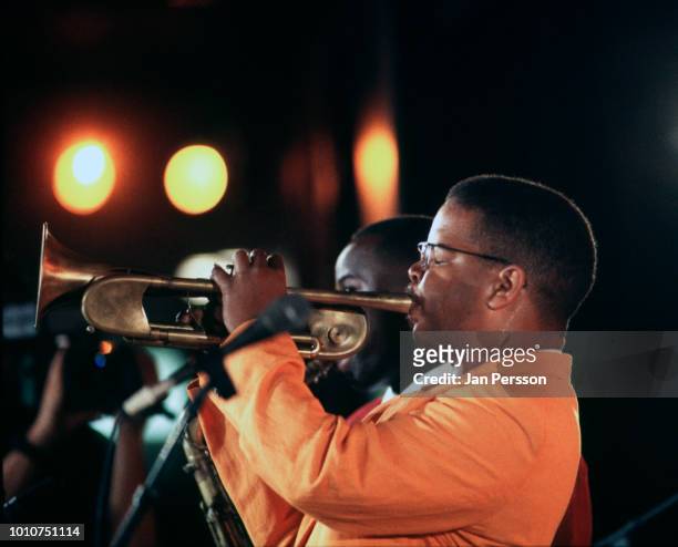 American jazz trumpeter Terence Blanchard performing at North Sea Jazzfestival Den Haag Netherlands July 1993.