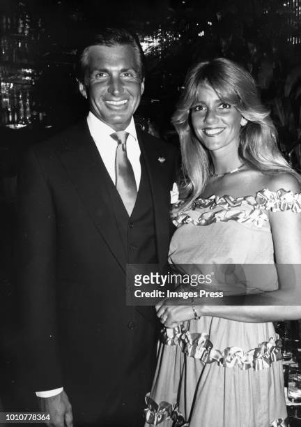 George Hamilton and Liz Treadwell circa 1982 in New York City.