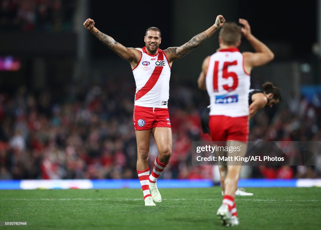 AFL Rd 20 - Sydney v Collingwood