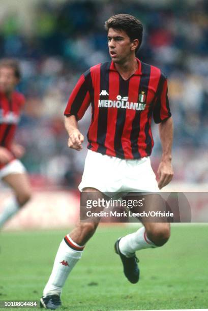 August 1988 - London - Makita International Football Tournament - AC Milan v Tottenham Hotspur - Alessandro Costacurta of AC Milan -
