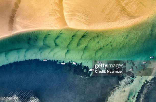 aerial view of yachts. victoria, australia - port airport stock pictures, royalty-free photos & images