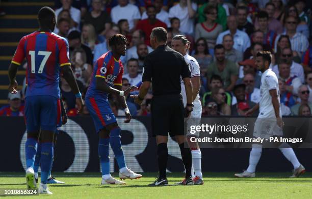 Crystal Palace's Wilfried Zaha during the pre-season friendly match at Selhurst Park, London.