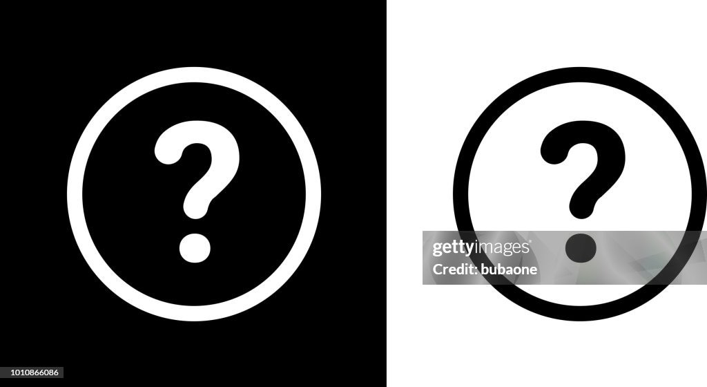 Icône de la marque ronde question