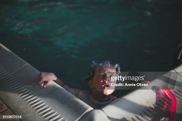 Boy in Swimming Pool