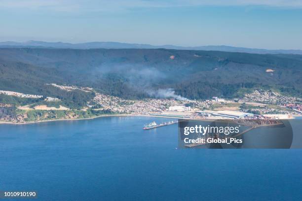 concepción bay - chile - concepcion stock pictures, royalty-free photos & images
