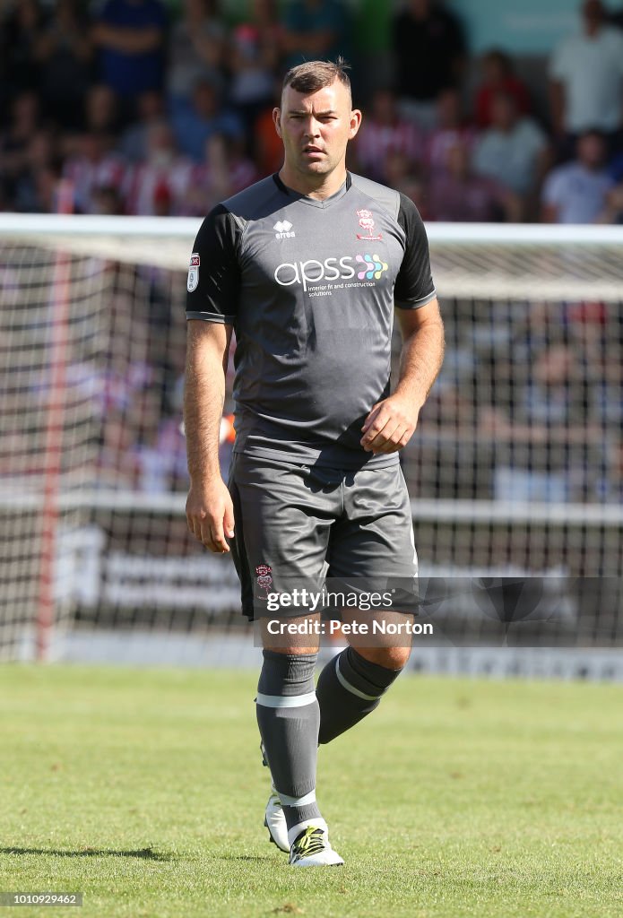 Matt Rhead Football Matt Rhead of Lincoln City in action during the Sky Bet League Two ...
