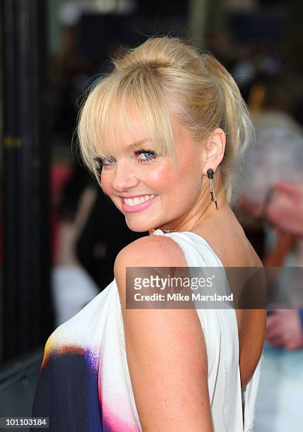 Emma Bunton attends the UK premiere of "Sex And The City 2" at Odeon Leicester Square on May 27, 2010 in London, England.