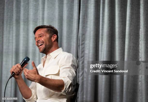 Actor Ricky Martin attends SAG-AFTRA Foundation Conversations screening of "The Assassination Of Gianni Versace: American Crime Story" at SAG-AFTRA...