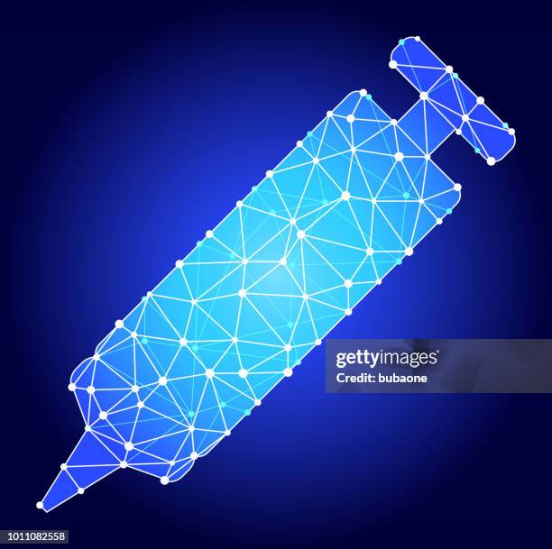 sile and glue sealant blue triangle node vector pattern - sealant stock illustrations