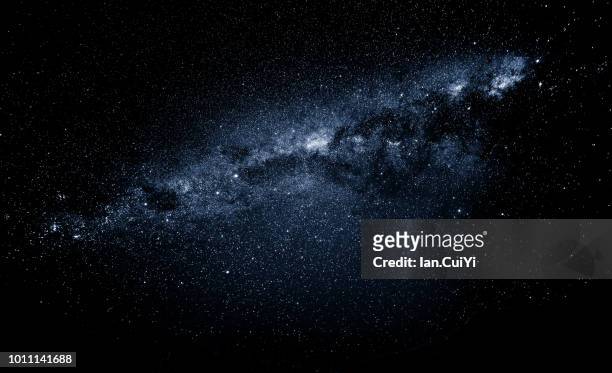 scenic view of queenstown, new zealand with milky way - all the bright places stock-fotos und bilder