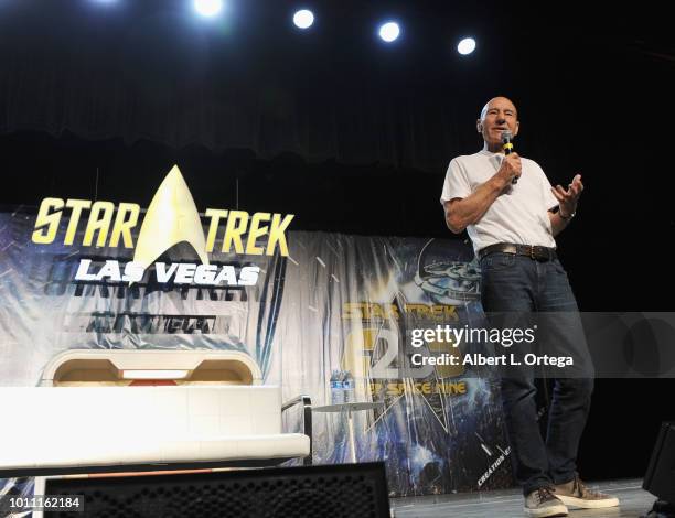 Actor Sir Patrick Stewart, in an unannounced special guest appearance, that he will return to the role of Captain Jean Luc Picard in the second Star...