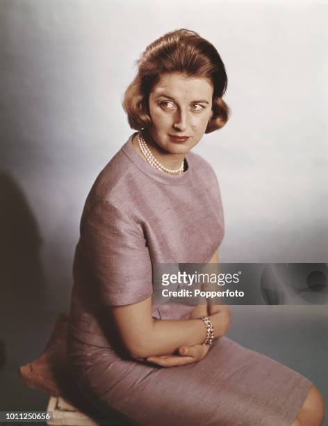 Portrait of Princess Alexandra, daughter of Prince George, Duke of Kent and cousin of Queen Elizabeth II, in 1961.