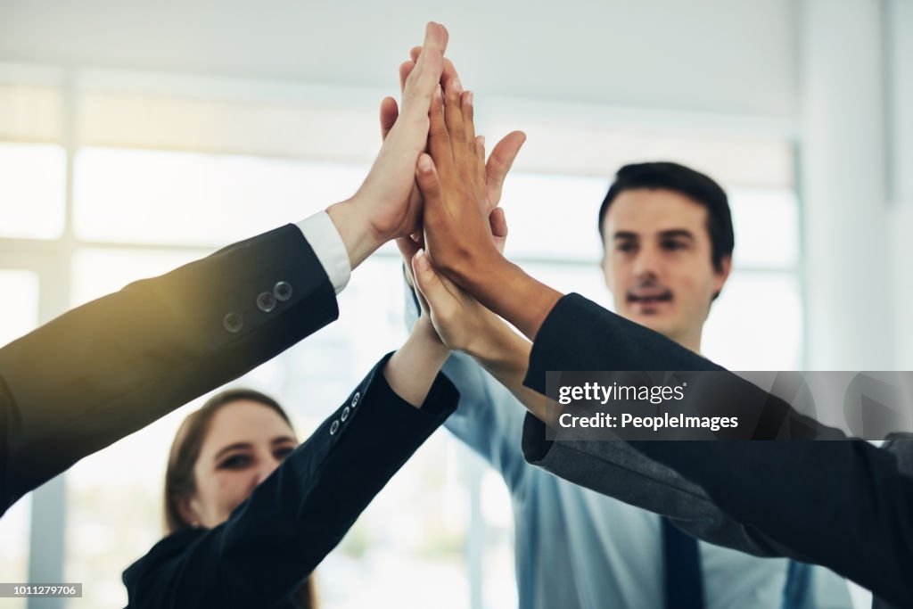 Winners Make A Winning Team High-Res Stock Photo - Getty Images