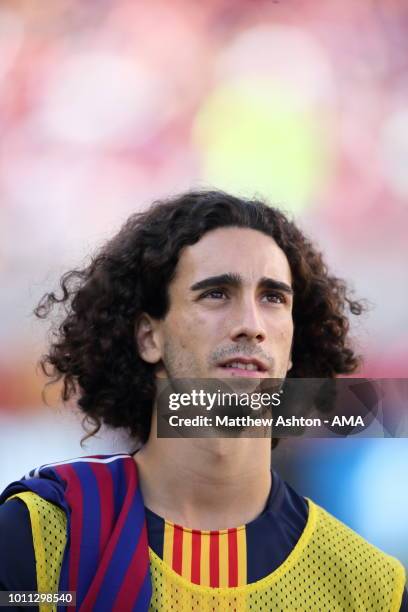 Marc Cucurella of FC Barcelona during the match between AC Milan and FC Barcelona at Levi's Stadium on August 4, 2018 in Santa Clara, California.