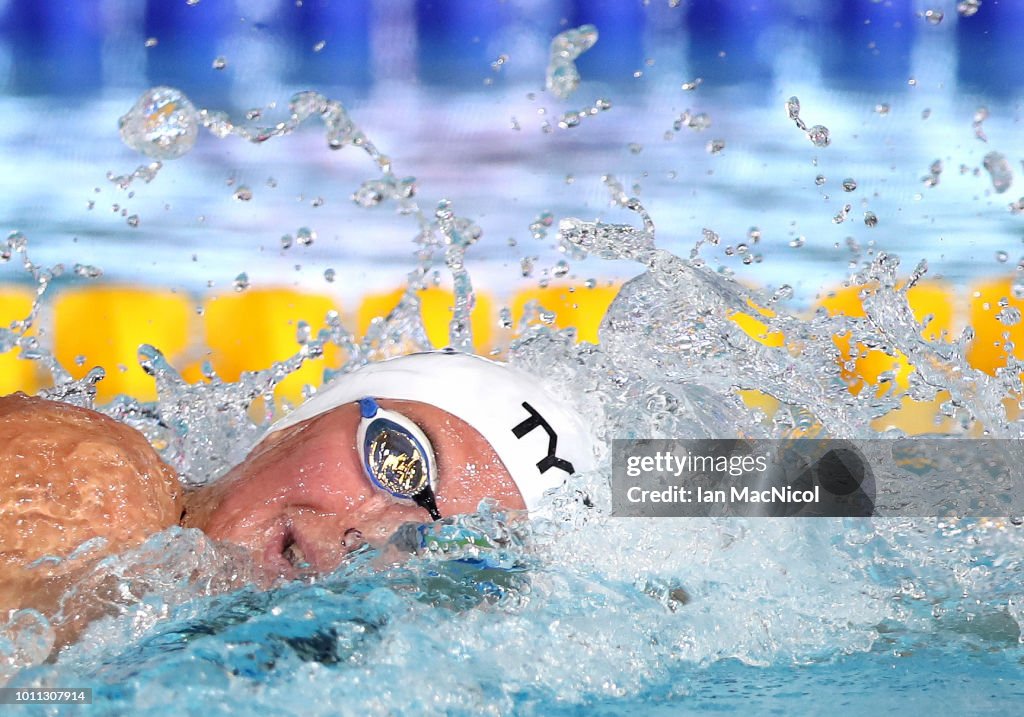 Swimming - European Championships Glasgow 2018: Day Four