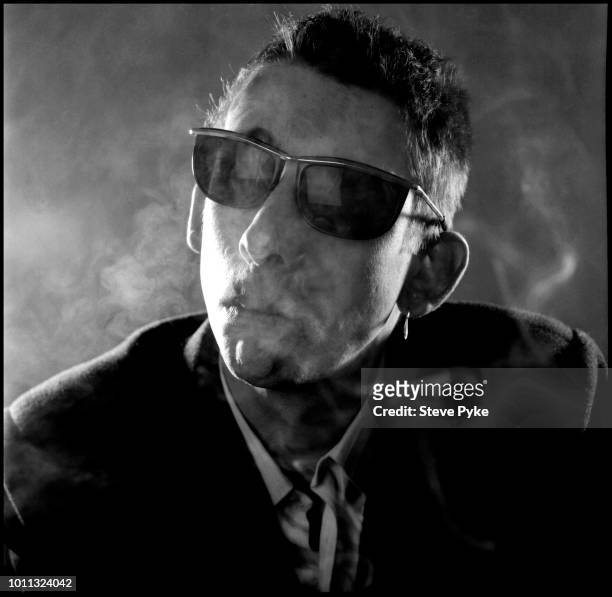 Irish singer and songwriter Shane MacGowan, of folk rock band The Pogues, London, 12th March 1987.