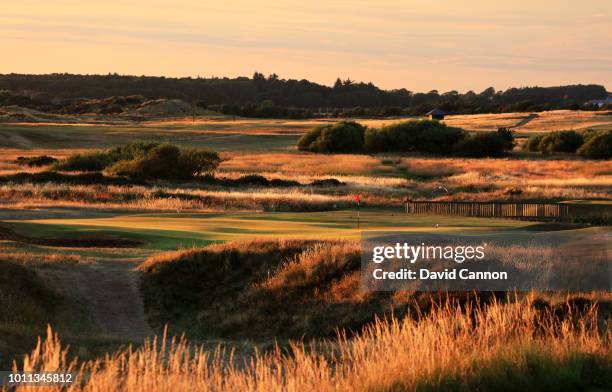 The par 3, second hole at Prestwick Golf Club on July 26, 2018 in Prestwick, Scotland.