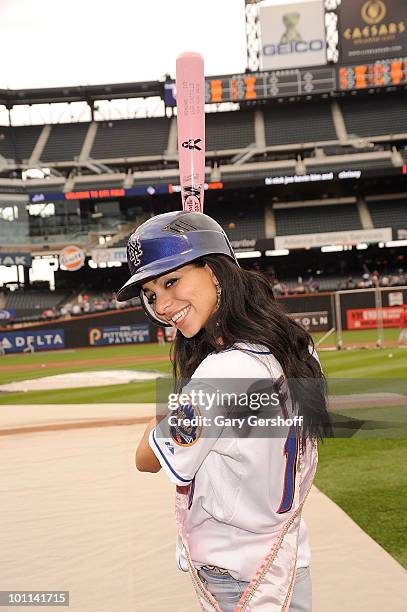 Miss USA Rima Fakih visits Citi Field on May 27, 2010 in the Queens Borough of New York City.