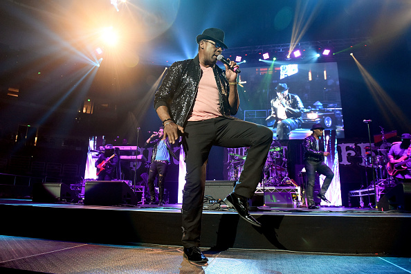 Skip Martin Singer Singer Skip Martin of the classic funk group The Dazz Band performs ...