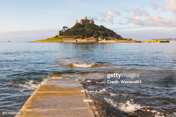united kingdom, cornwall, st michael's mount - marazion-cornwall-england photos et images de collection