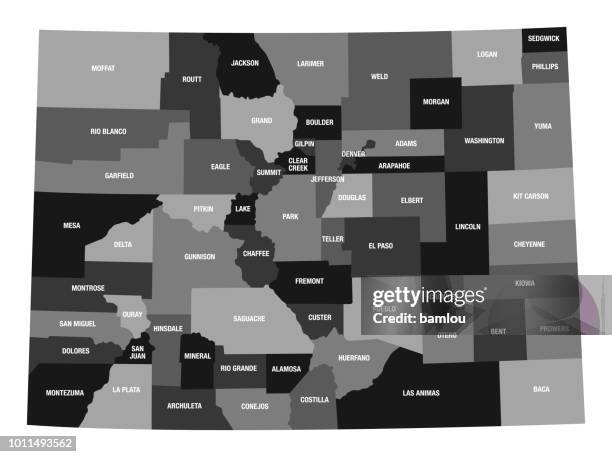 https://legacy.lib.utexas.edu/maps/states/colorado.gif - el paso canary islands stock illustrations