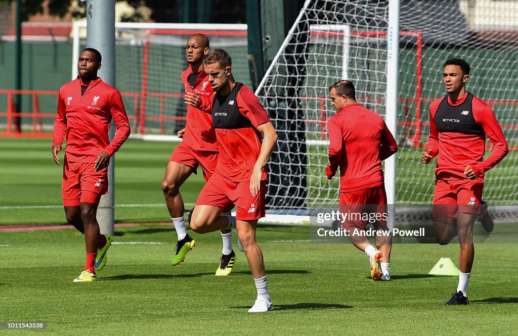 Behind-The-Scenes Liverpool FC Trains At Melwood