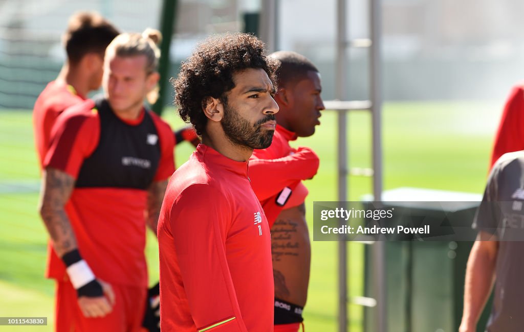 Behind-The-Scenes Liverpool FC Trains At Melwood