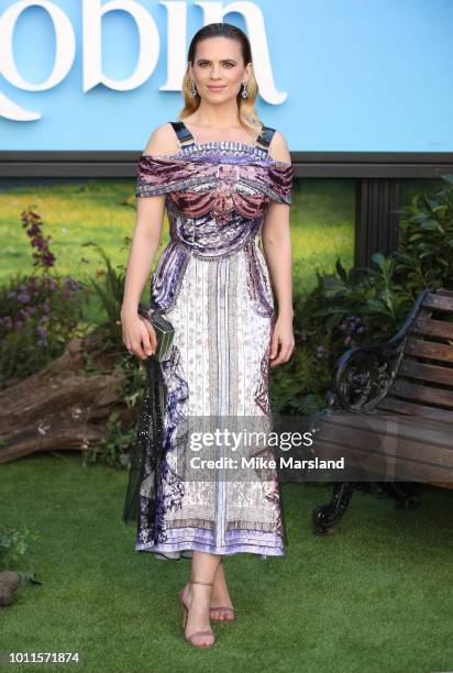 Hayley Atwell attends the European Premiere of 'Christopher Robin' at BFI Southbank on August 5, 2018 in London, England.