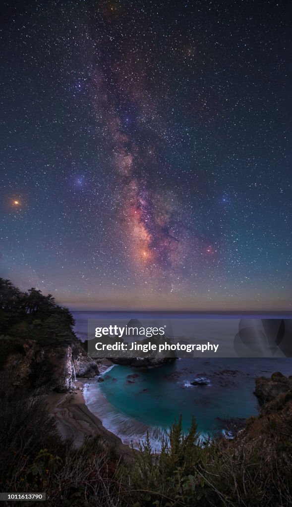 Milkway at McWay Falls