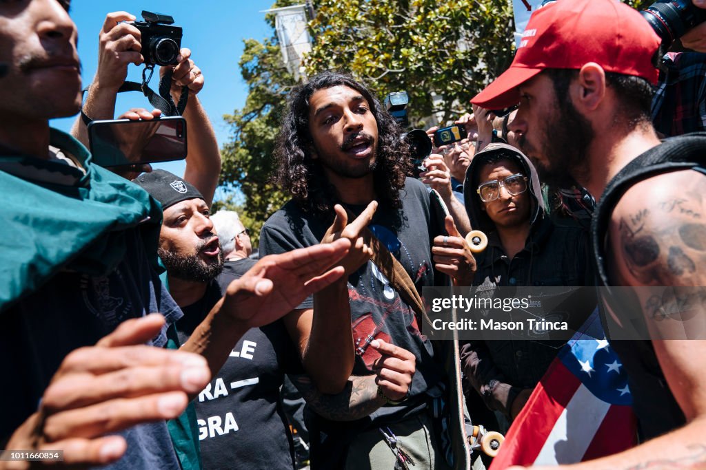 Anti-Marxism Rally In Berkeley Draws Counterprotests