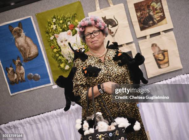 An attendee seen at CatCon Worldwide 2018 at Pasadena Convention Center on August 5, 2018 in Pasadena, California.