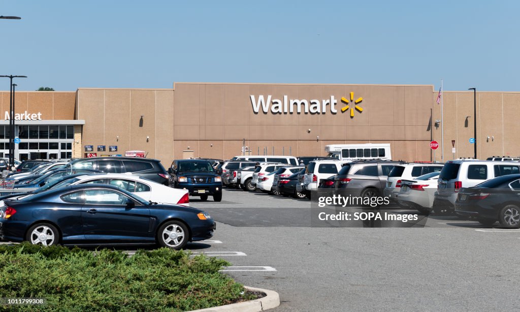 Walmart store in Teterboro, New Jersey...