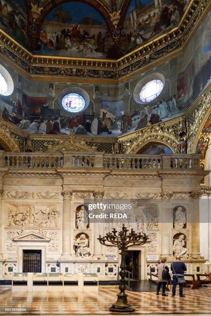 Basilica della Santa Casa interior Loreto Marche Italy Europe