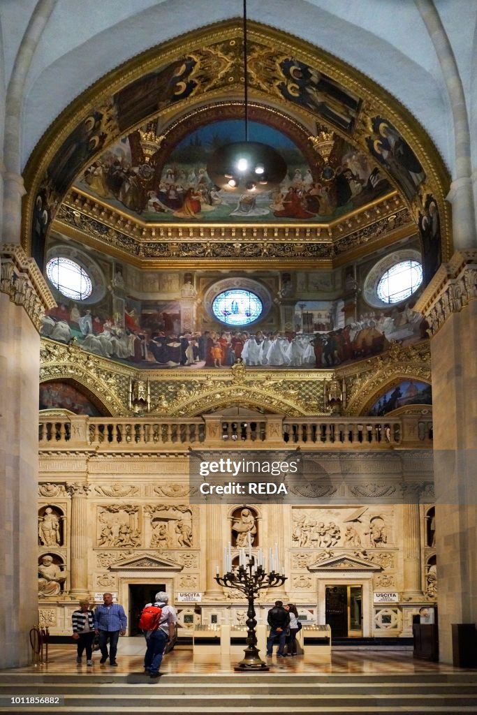 Basilica della Santa Casa interior Loreto Marche Italy Europe