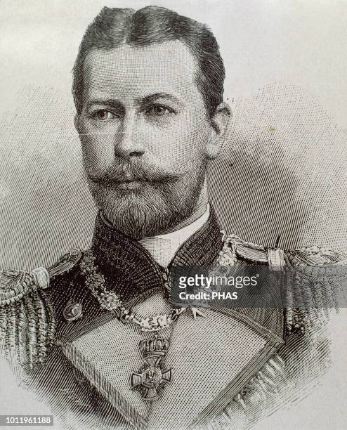 Prince Henry of Prussia . Younger brother of German Emperor William II and a Prince of Prussia. He was also a grandson of Queen Victoria. Portrait....