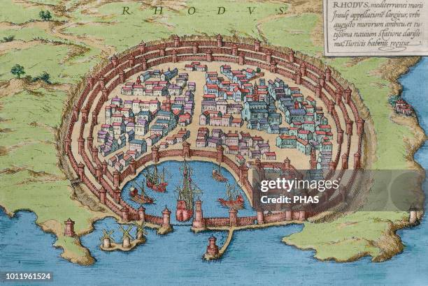 Where Was Rhodes History of the Island of Rhodes. View of Rhodes. Theater of the main ...