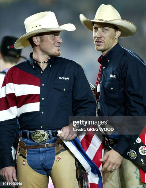 Participants from America, march onto the field during the opening ceremony of the VI Gay Games in Sydney, 02 November 2002. The Gay Games run until...