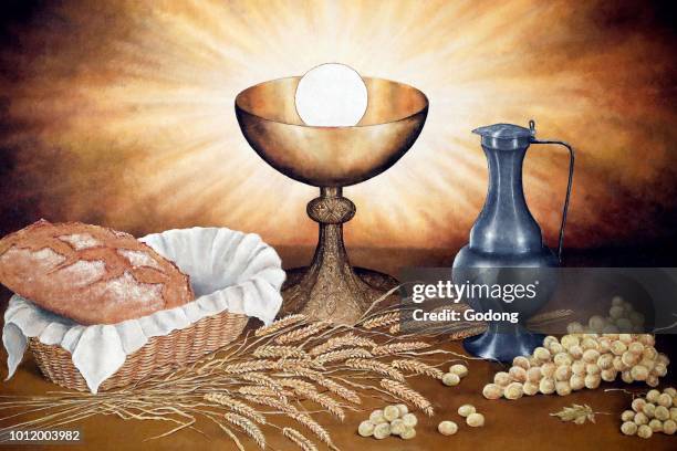 The Communion 89 Communion Cup And Bread Stock Photos, High-Res Pictures, and Images ...