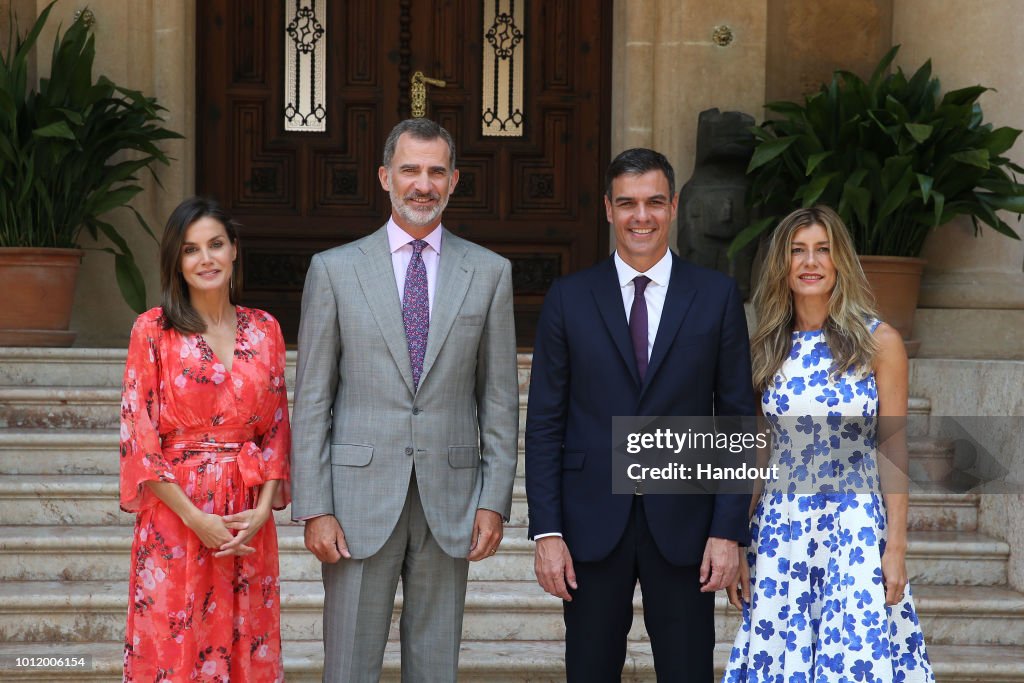 King Felipe VI Of Spain Receives Prime Minister Pedro Sanchez