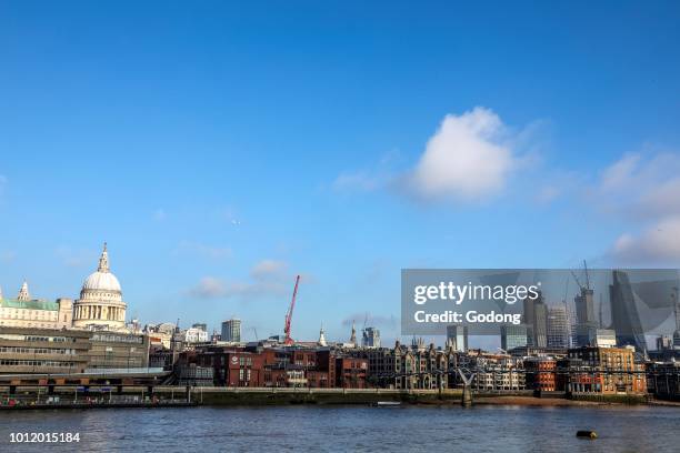 View of London from the Tate Modern. U.K.