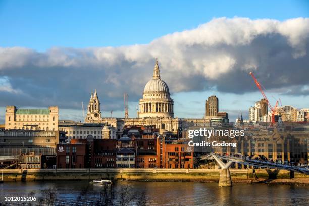 View of London from the Tate Modern. U.K.