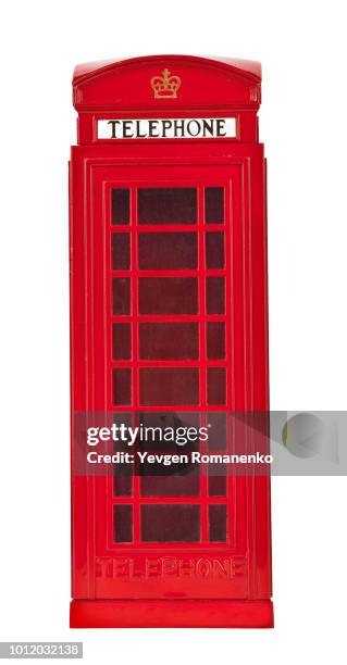 old british style telephone booth - telephone box stock pictures, royalty-free photos & images