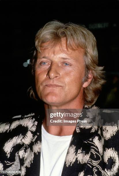 Rutger Hauer circa 1992 in New York.