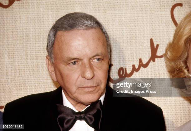 Frank Sinatra circa 1982 in New York.