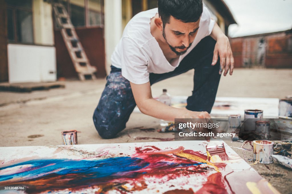 Maler im Modus machen