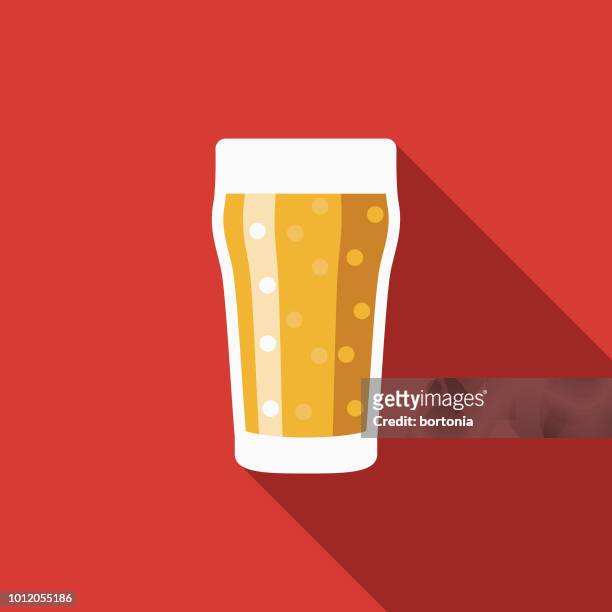 beer flat design germany icon - german food stock illustrations