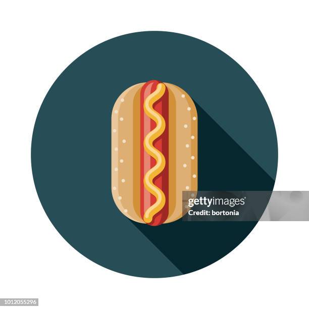 bratwurst-flachen design-deutschland-ikone - bratwurst stock-grafiken, -clipart, -cartoons und -symbole